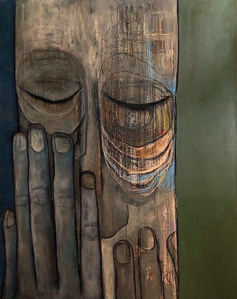 Obraz w stylu FineArt autorstwa Szymona Oliwy Droga do Siebie Arleta Oliwa Psychoterapia psychoterapeuta Wschowa Głogów